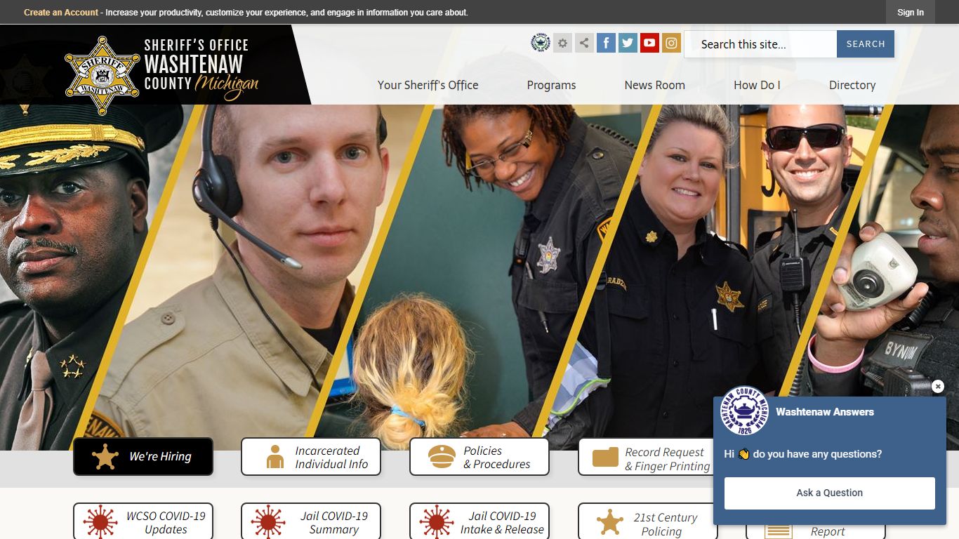 Sheriff | Washtenaw County, MI